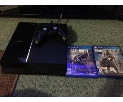 PS4 with 4 games and a controller for Sale - $180 (Battery Park, NYC)