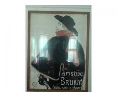 Aristide Bruant Framed Poster for Sale - $250 (crown heights, NYC)