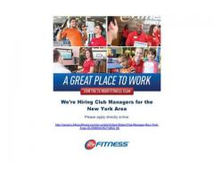24 Hour Fitness is Hiring Club Managers - (New York City Area)