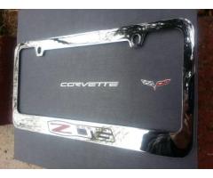 OEM Chevy Corvette Z06 License Plate Frame for Sale - $25 (Brooklyn, NYC)