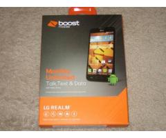 BRAND NEW LG Realm Boost Mobile Phone for Sale Black 4.5" Touchscreen - $60 (Canarsie, NYC)