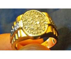 IOK Y&G MENS DIAMOND RING for Sale - $450 (BROOKLYN, NYC)