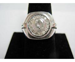 Men's Diamond Ring 14kt White Gold for Sale - $850 (Midtown)