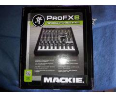 mackie pro fx8 usb mixer for sale excellent condition - $150 (Ridgewood, NY)