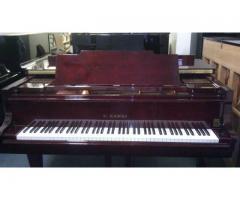 PIANOS! REDUCED! KAWAI GRAND PIANO IN GLEAMING HIGH POLISHED MAHOGANY FOR SALE - (Midtown West, NYC)