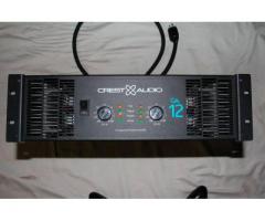 CREST CA12 power amplifier like new for sale - $950 (BROOKLYN, NYC)