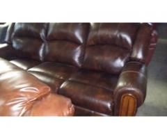 furniture sale triple sofa leather recliner - $699 (Brooklyn)