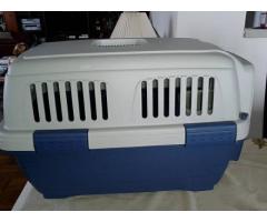 Pet Carrier and eating bowl - $60 (Forest Hills, NYC)