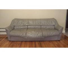 3 piece leather couch for sale - $300 (Brooklyn, NYC)