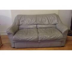 3 piece leather couch for sale - $300 (Brooklyn, NYC)