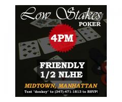 Low Stakes Poker in Midtown (NYC)
