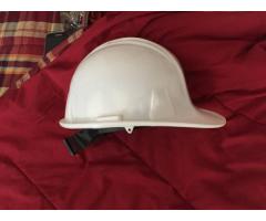 White Hard Hat Helmet for Sale - $20 (Myrtle Ave, NYC)