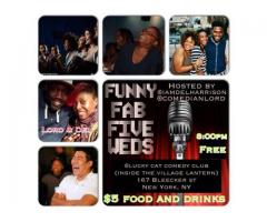 Funny Fab Five Wednesdays: Free Comedy Show - (West Village, NYC)