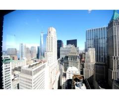700ft2 - Shared space for Rent Panoramic view of Manhattan in FiDi - (Financial District, NYC)