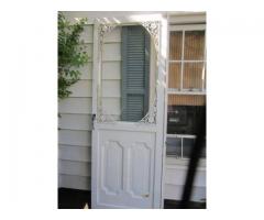 HEAVY DUTY ALUMINUM STORM/ SCREEN DOOR FOR SALE - $150 (GARDEN CITY, LONG ISLAND, NY)