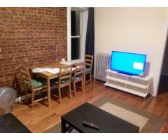 Rooms in shared 4 BR apartment@ Morningside Heights