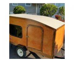 Brand New Teardrop Mini Camper Trailer for Sale All Solid Wood - $2950 (New York City)