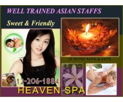 Heaven Spa A Comfortable Private place (West 17st 5ave and 6ave, NYC 212-206-1884)