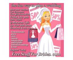 FREE STUFF FOR BRIDES WEDDING SHOW the fun way to plan a wedding - (Midtown, NYC)