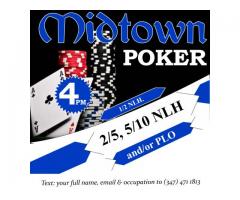 Home Poker Games in ♣ ♦ Midtown, NY ♠ ♥ Text (347) 471 1813