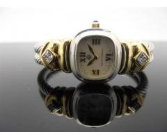 DAVID YURMAN Sterling Silver & 18K Yellow Gold Ladies Wristwatch - $750 (forest hills, NYC)