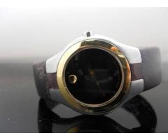 Ladies MOVADO 81 g2 1853 Twotoned wristwatch-rubber adjustable band - $199 (forest hills, NYC)